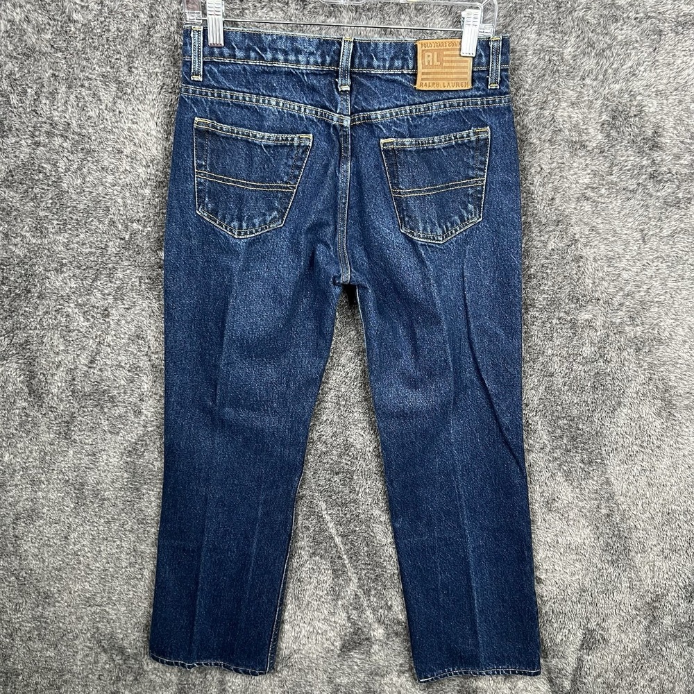 Vintage Polo Ralph Lauren 67 Bootcut Womens 30x26 Dark Wash Casual Denim Jeans - Picture 7 of 11